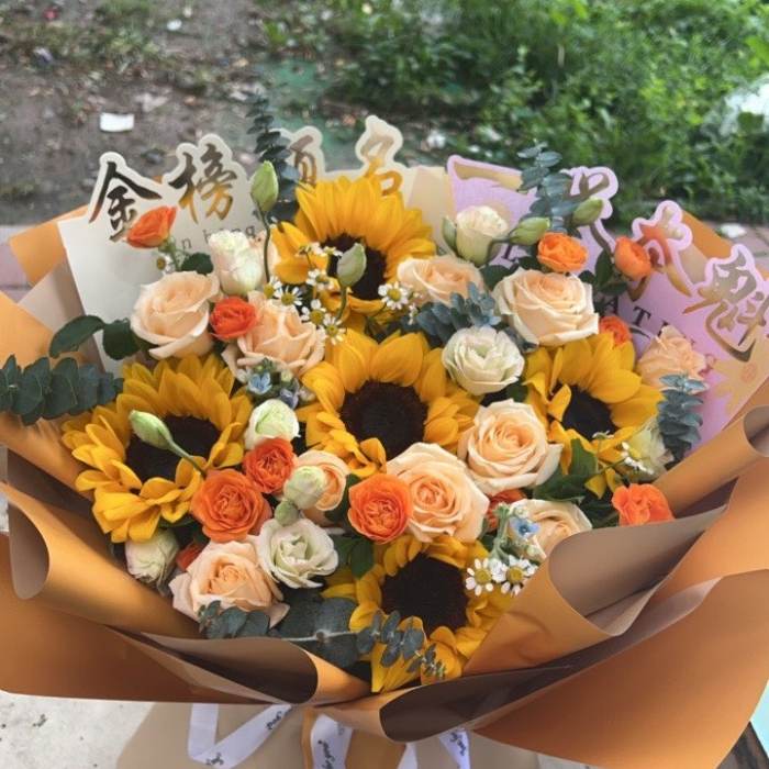天津河西送高考生什么花